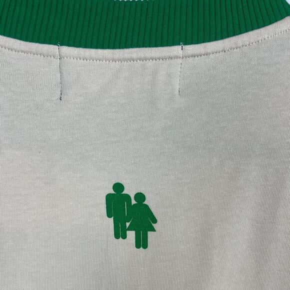 HOMME + FEMME Streetwear Unisex Cotton T-Shirt Sand and Green Size S NWOT - Picture 9 of 9